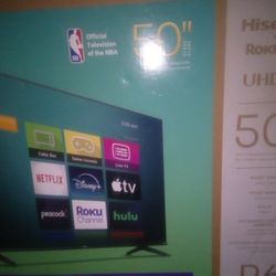 Hisense 50" Roku TV R6 Series — Brand New, Never Opened — $200