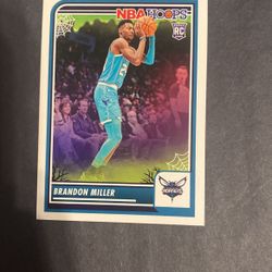 Brandon Miller Rookie 2024 Haunted Hoops #245