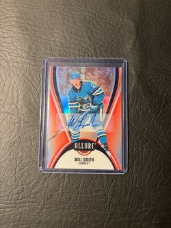 Will Smith Sharks Upper Deck Allure Autograph Card