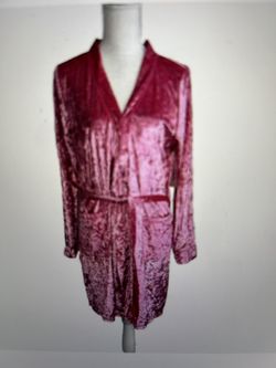 Juicy By Juicy Couture Pink Bath Robe Size L/XL