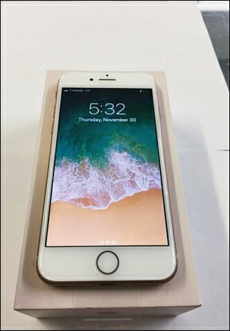 NEW (open box)Apple iPhone 8, MQ712LL/A,64GB, (T-Mobil) clean imei, Rose Gold, Smartphone