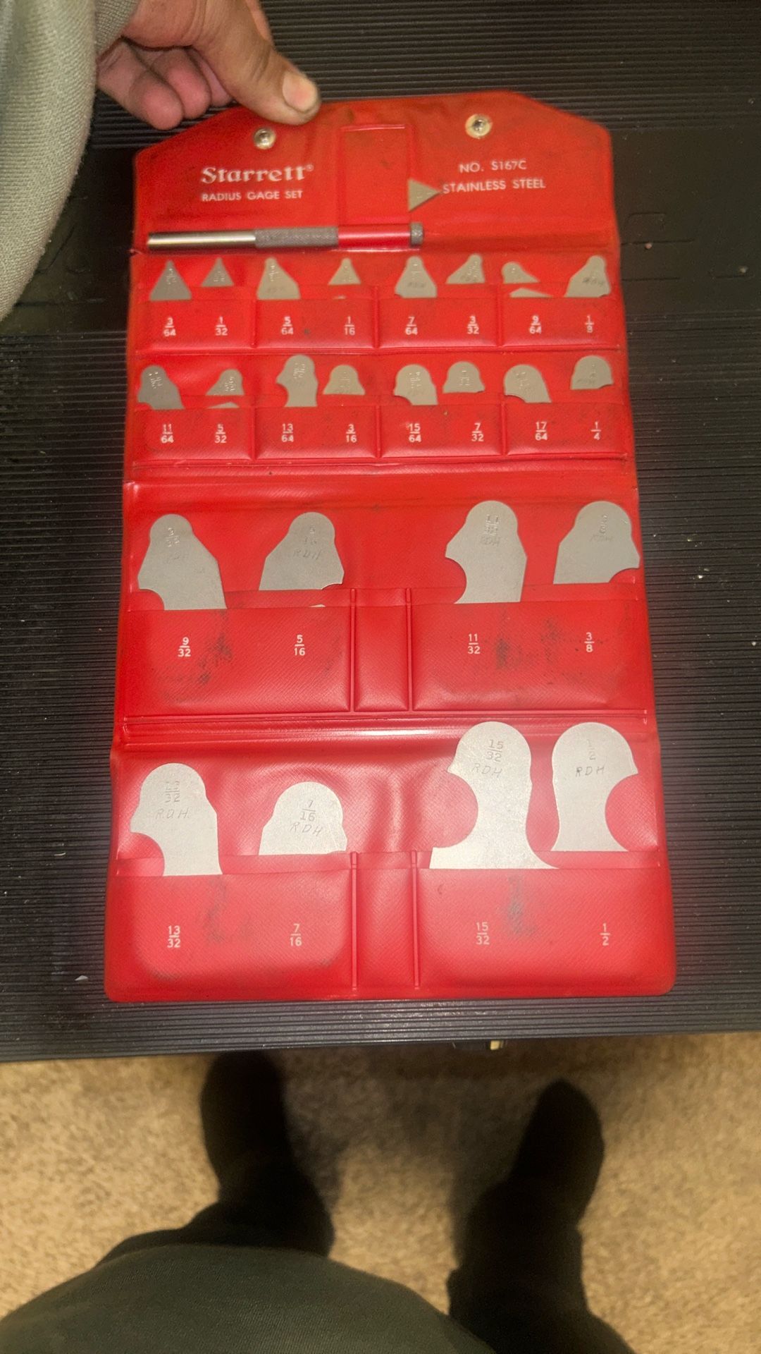 Starrett Radius Gages 