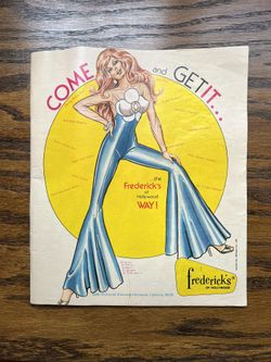 Fredrick’s Of Hollywood Catalog