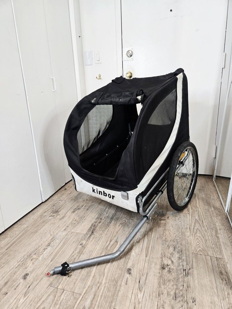 Kinbor Pet Bicycle Trailer - Dog Carrier