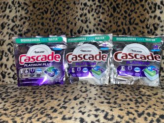 3🔥cascade platinum dishwasher detergent all 3 for $12 firm on price