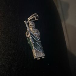 Silver San Judas Pendants 