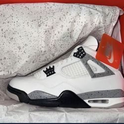 Jordan 4 White Cement 