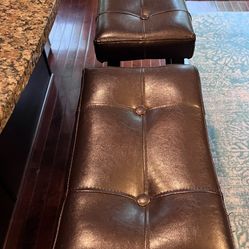 Pair of Bar Stools - Espresso Brown