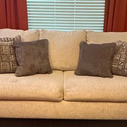 Soletran Stone Queen Sleeper Sofas (2) & Ottoman (1) $1000 OBO