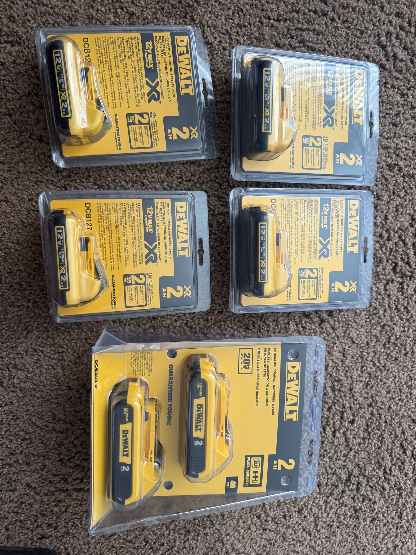 LITHIUM ION BATTERY PACK  20V y 12V