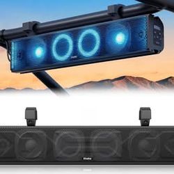 Ehaho 25" 6-Speaker UTV Sound Bar – Bluetooth & RGB – 500W