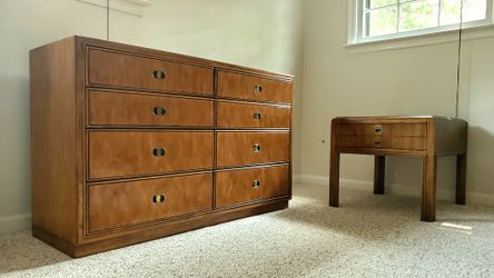 Drexel Dresser & Bedside Table