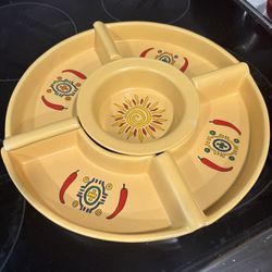 Condiment dip taco tray platter dishes