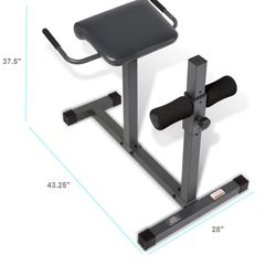 Marcy Adjustable Hyper Extension Bench, Workout Gear, Workout Equipment, Exercise 