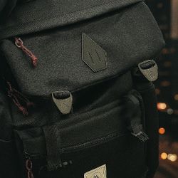 Volcom Canvas Utility Roll-Top Backpack (Rare Find!)
