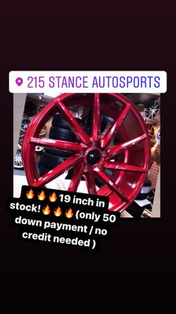 🔥🔥🔥18 inch in stock!🔥🔥🔥(only 50 down payment / no credit needed 