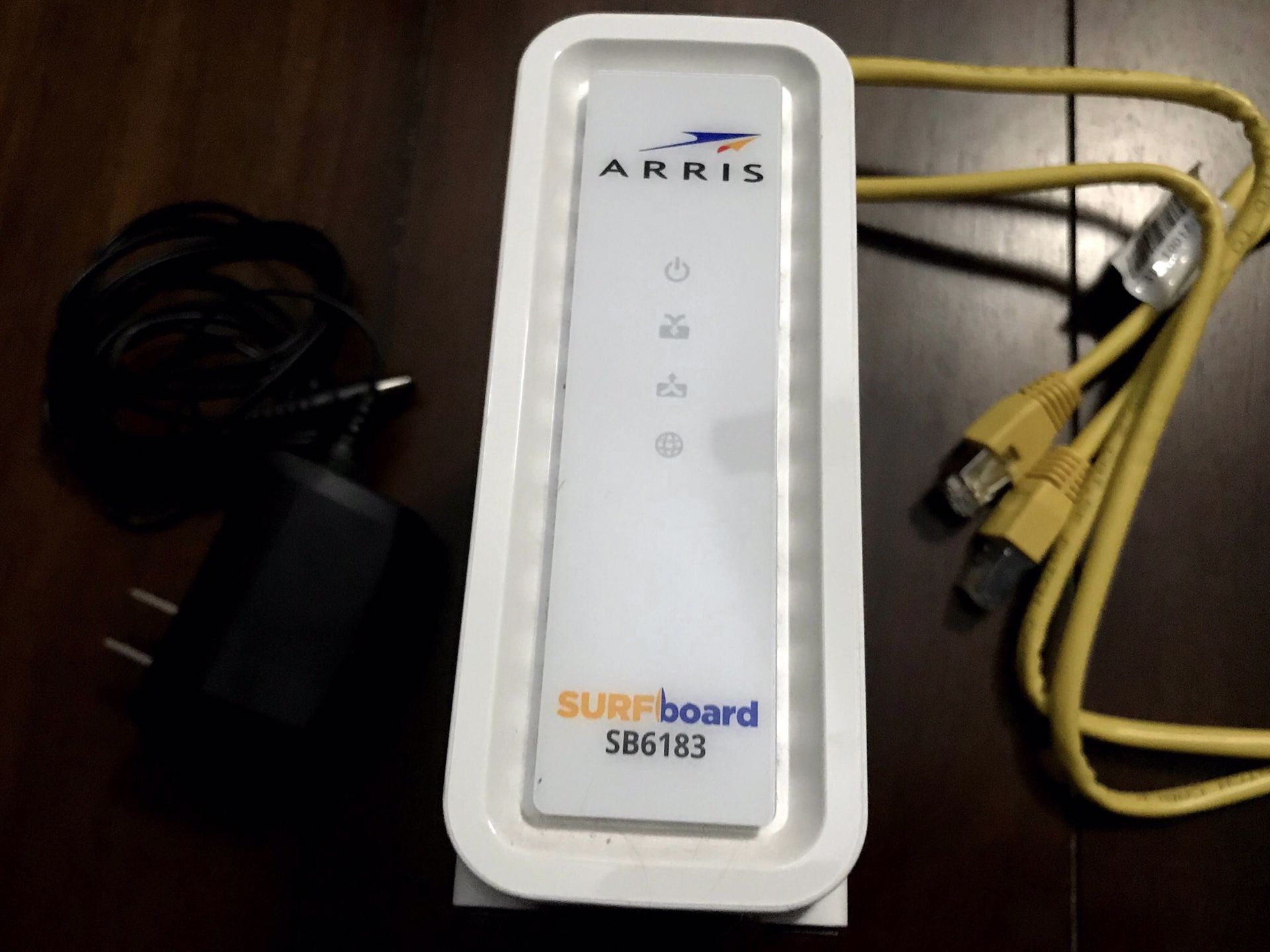 ARRIS - SURFboard 16 x 4 DOCSIS 3.0 Cable Modem Model SB6183 Approved for Cox, Spectrum, Xfinity & others (White)