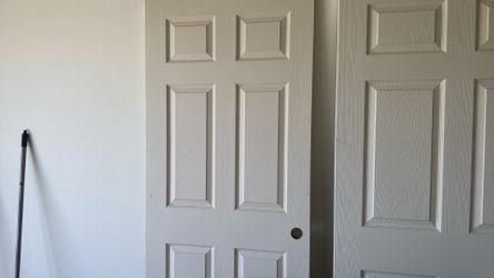 32” DOOR SLAB BORED 6 PANELS