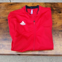 Red Sweater Size L Adidas 