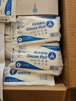 Krinkle Gauze Rolls Medical Equipment