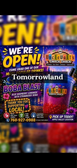 We are open