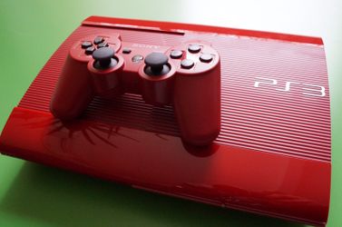 PS3 slim Red