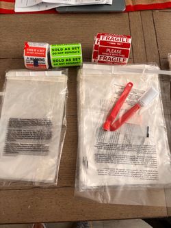 Shipping Supplies Bundle – Labels, Bags, Opener