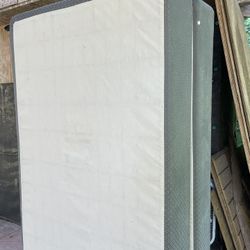 Twin Box Spring (2) , Metal Bed Frame For Queen Bed , And Queen Mattress 
