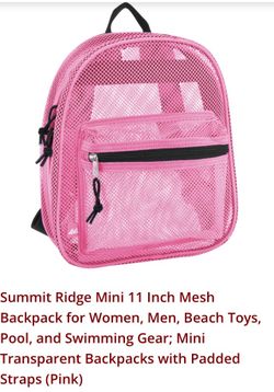 Mesh backpack