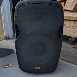 Acoustic Audio AA15LBS Powered 1000W 15" Bluetooth Flashing LED Speaker + Stand