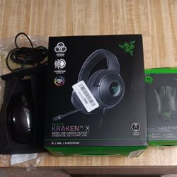 Razer Headset And 2 Razer Mouse
