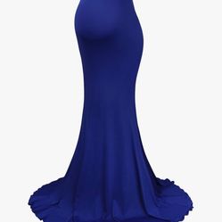 Blue Maternity Dress