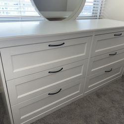 White dresser