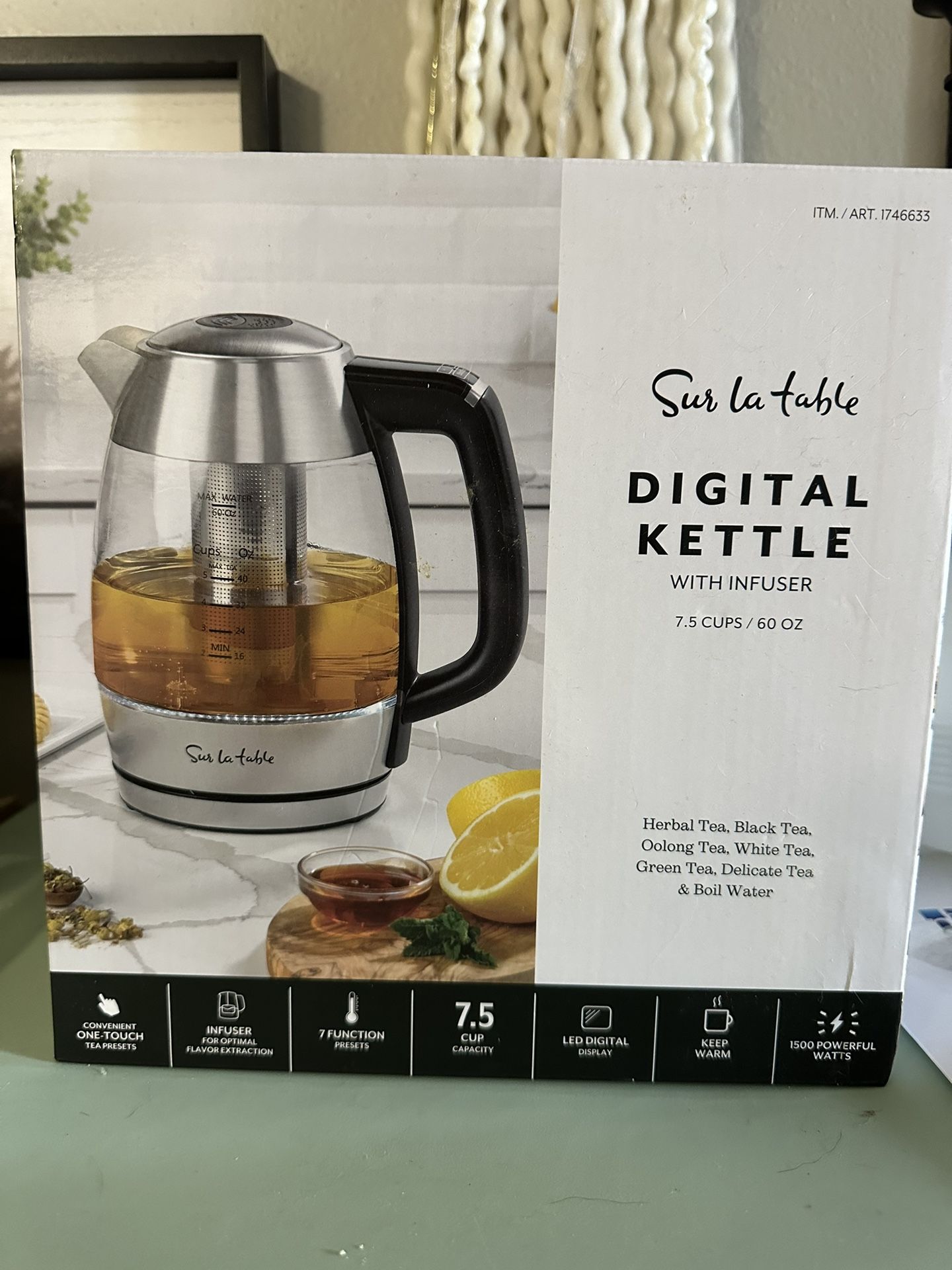 Digital kettle With Infuser 