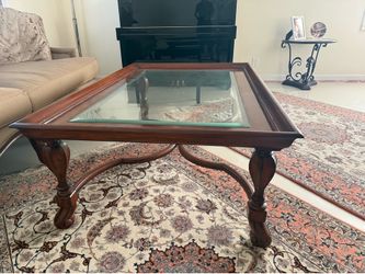 Coffee table and sides .