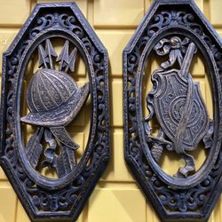 Spanish Conquistador Wall Plaques, 1968