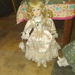 Vintage Porcelain Doll