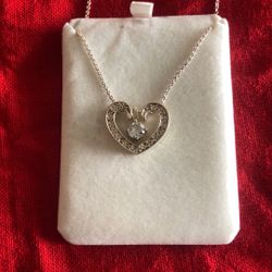 Sterling Silver Heart Necklace 