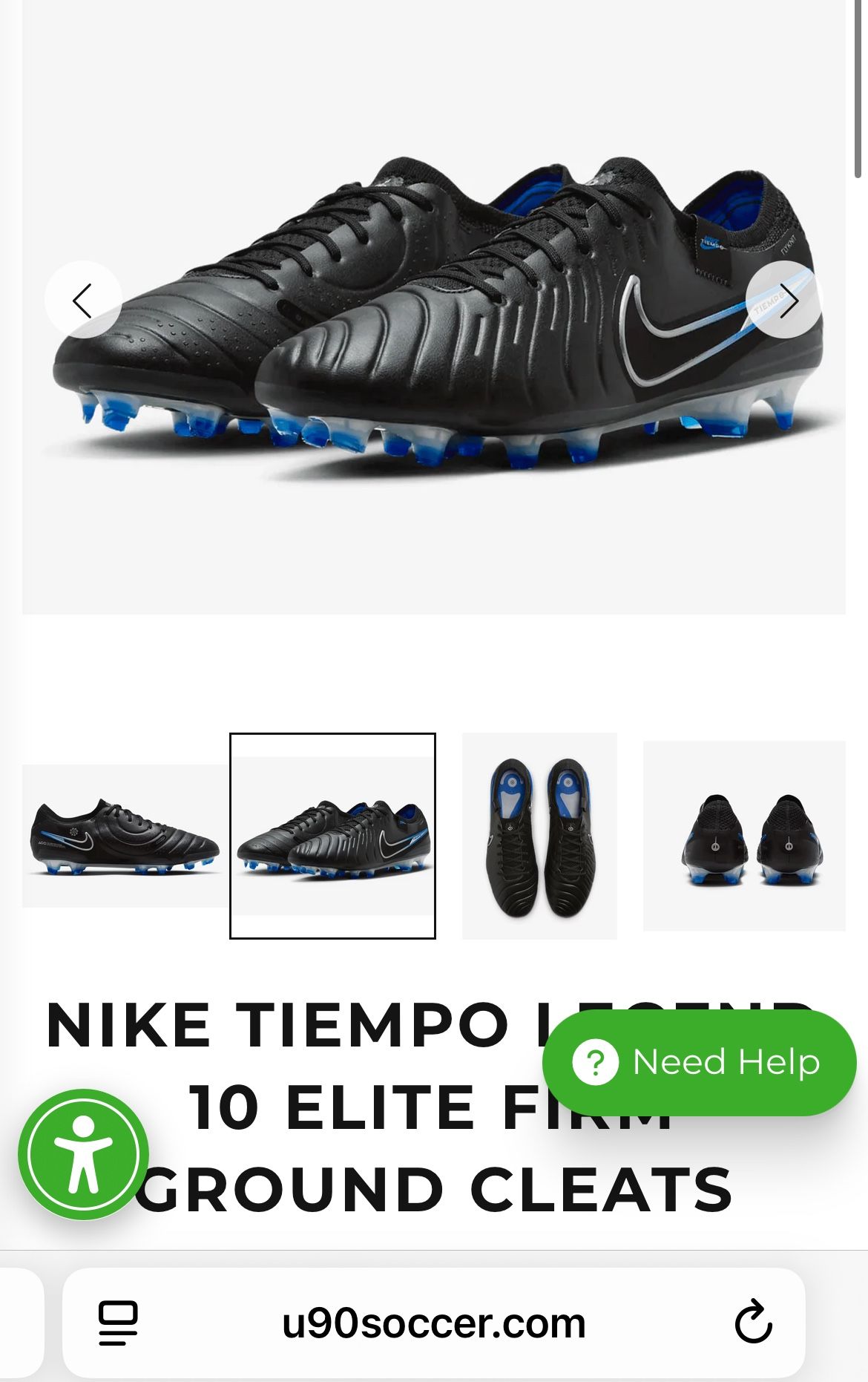 Nike Tiempo Legend 10 Elite Soccer Cleats Size 6.5 Brand New