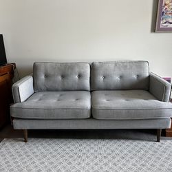 Gray Sofa - 6 Foot Couch