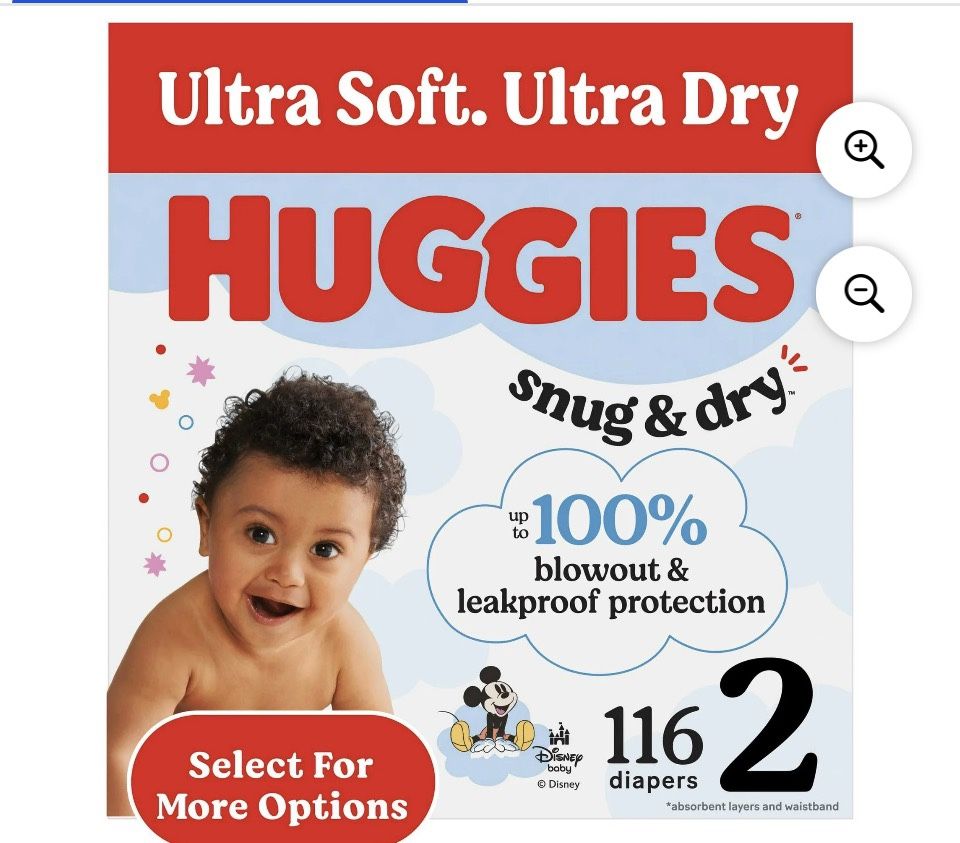 Huggies Size 2 116 Diapers