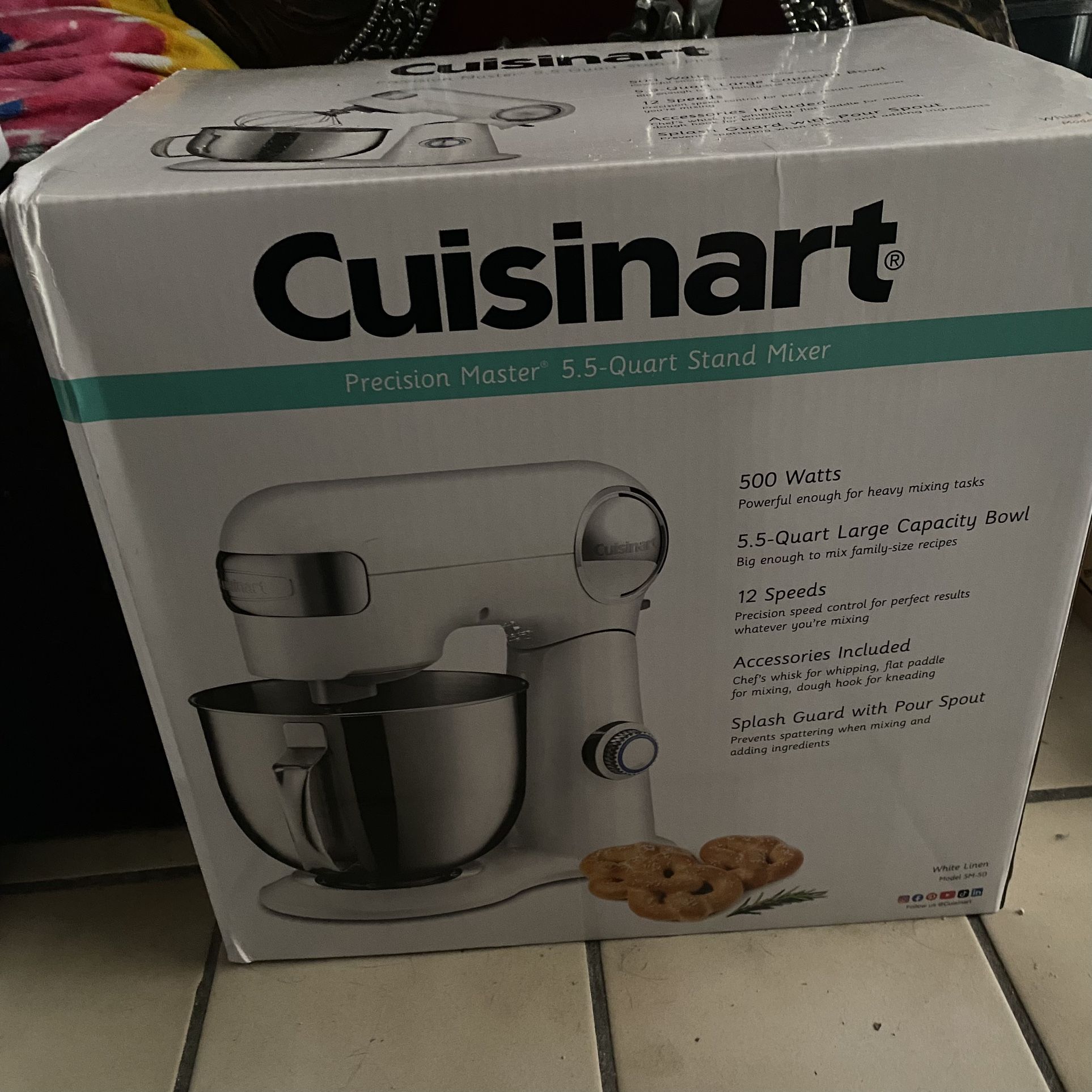 160 FIRM!! Cuisinart PRECISION MASTER 5.5QUART STAND MIXER for Sale