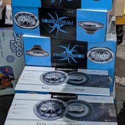 Soundstream 6x9s & 6.5 Inch Speakers 4way. NEW .