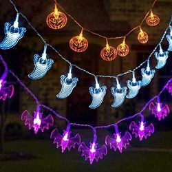 Halloween Decoration Lights Halloween String Lights,Set of 3 Battery Operated Fairy Lights 12ft (X001UPE35N)