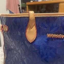Mk Blue Handbag