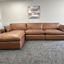 NEW- Emilia Leather Modular Sectional