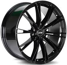 4 New 18x8 DRW D23 Gloss Black rims 5x114.3 5x4.50