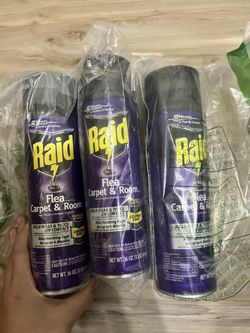 New Flea Spray 3 Cans Unopened