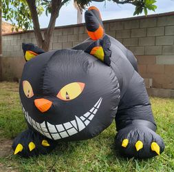 Halloween Inflatable Giant Black Cat