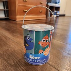 New Disney Pixar Finding Dory Activity Art Can With Sticker Sheets & Crayons